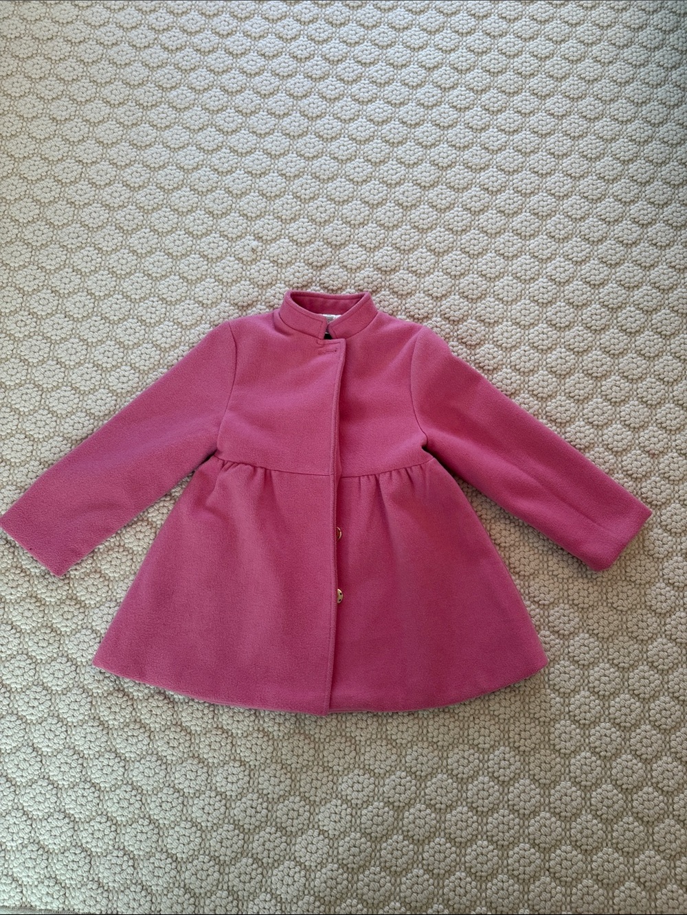 The Beaufort Bonnet Company Girls Penelope Pink Pea Coat